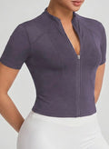 Short Zip Yoga Shirt